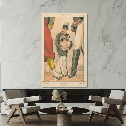 Vanity Fair; Royalty Un Roi Constitutionnel Leopold Ii King Of The Belgians October 9 1869 James Tissot canvas print