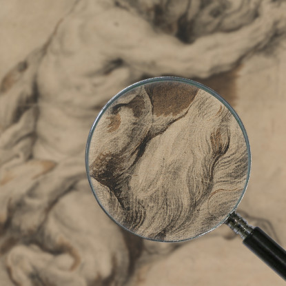 Un Fauno Che Afferra Un Grappolo D'Uva Peter Paul Rubens ppr4 quadro stampato su tela