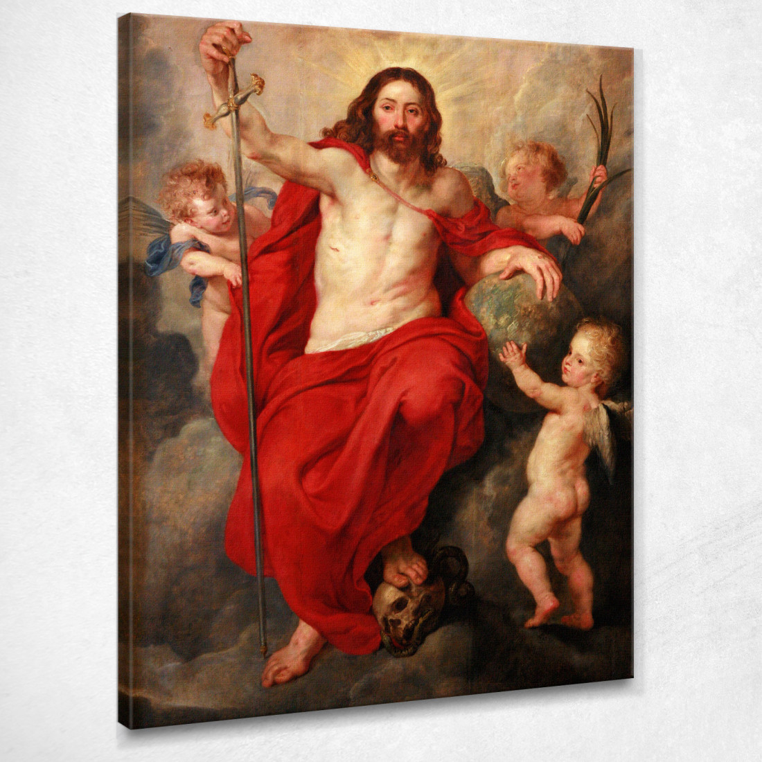 Cristo Trionfa Sulla Morte E Sul Peccato Peter Paul Rubens ppr43 quadro stampato su tela
