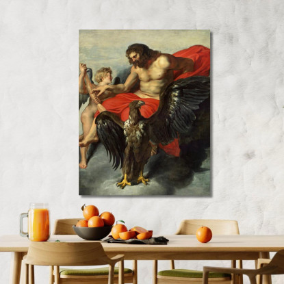 Cupido Supplica Giove Peter Paul Rubens ppr49 quadro stampato su tela