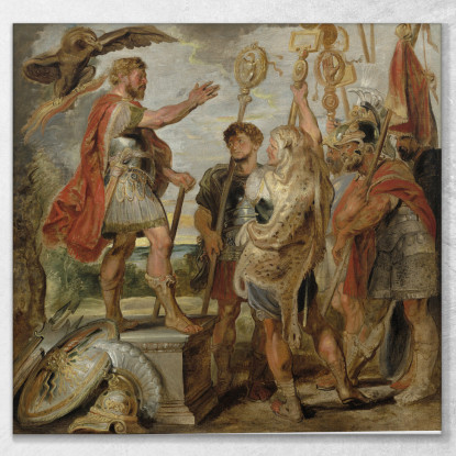 Decio Mus Si Rivolge Alle Legioni Peter Paul Rubens ppr58 quadro stampato su tela