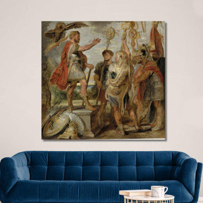 Decio Mus Si Rivolge Alle Legioni Peter Paul Rubens ppr58 quadro stampato su tela