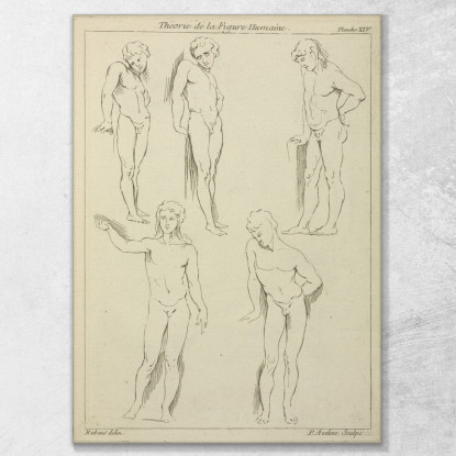 Cinque Figure Maschili Peter Paul Rubens ppr71 quadro stampato su tela