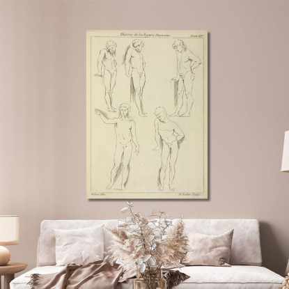 Cinque Figure Maschili Peter Paul Rubens ppr71 quadro stampato su tela