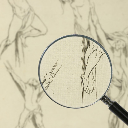 Quattro Studi Di Figure Crocifisse Peter Paul Rubens ppr77 quadro stampato su tela