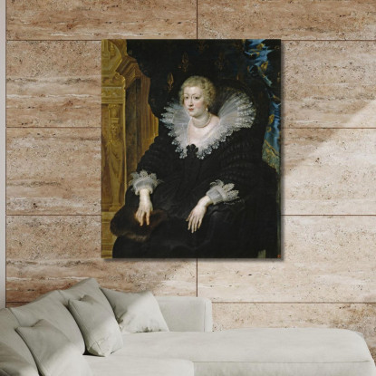 Ritratto Di Anna D'Austria Peter Paul Rubens ppr143 quadro stampato su tela