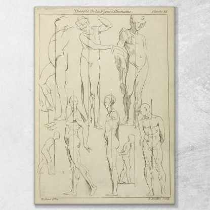 Studi Di Figure In Posizione Eretta Peter Paul Rubens ppr183 quadro stampato su tela