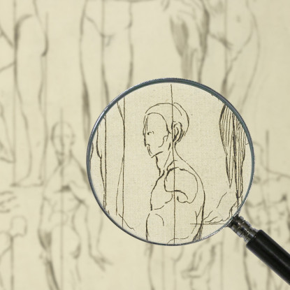 Studi Di Figure In Posizione Eretta Peter Paul Rubens ppr183 quadro stampato su tela