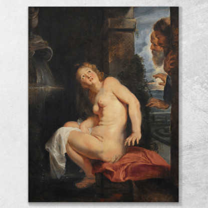 Susanna E I Vecchioni 2 Peter Paul Rubens ppr199 quadro stampato su tela