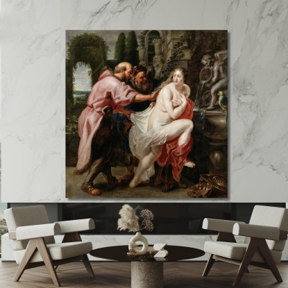 Susanna E I Vecchioni Peter Paul Rubens ppr200 quadro stampato su tela