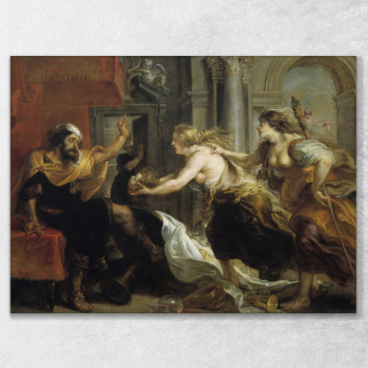 Tereo Si Confronta Con La Testa Di Suo Figlio Itilo Peter Paul Rubens ppr202 quadro stampato su tela