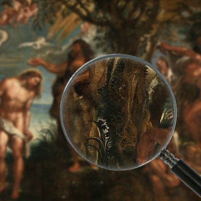 Il Battesimo Di Cristo Peter Paul Rubens ppr216 quadro stampato su tela