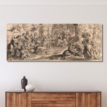 La Conversazione À La Mode O Il Giardino Dell'Amore Peter Paul Rubens ppr219 quadro stampato su tela