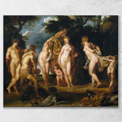 Il Giudizio Di Paride Peter Paul Rubens ppr260 quadro stampato su tela