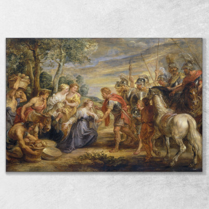 L'Incontro Di Davide E Abigail Peter Paul Rubens ppr268 quadro stampato su tela