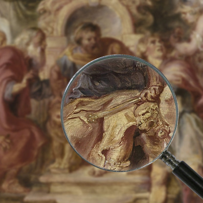 L'Ira Di Achille Peter Paul Rubens ppr294 quadro stampato su tela