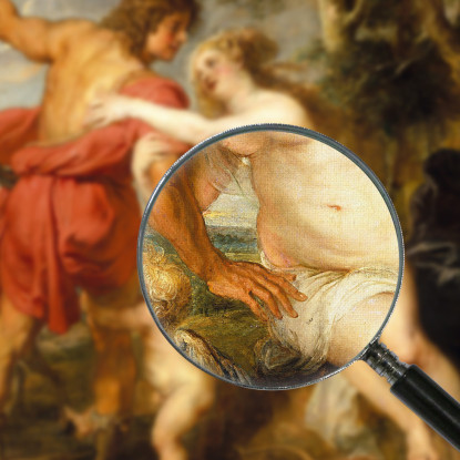 Venere E Adone 2 Peter Paul Rubens ppr316 quadro stampato su tela