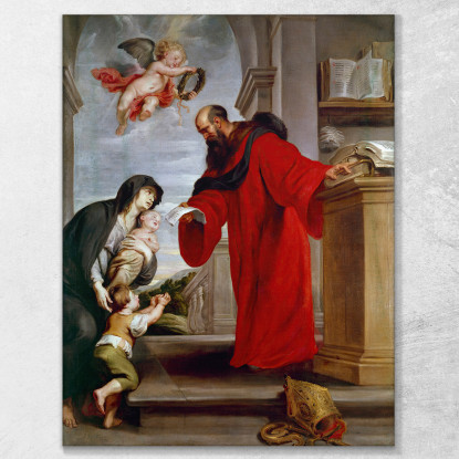 Saint Ives Of Treguier Patron Of Lawyers Defender Of Widows And Orphans Peter Paul Rubens canvas print