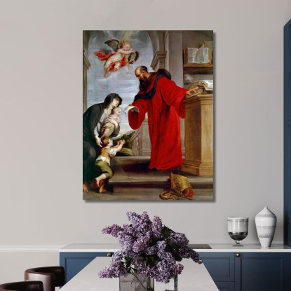 Saint Ives Of Treguier Patron Of Lawyers Defender Of Widows And Orphans Peter Paul Rubens canvas print