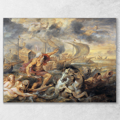 The Voyage Of The Cardinal Infante Ferdinand Of Spain From Barcelona To Genoa In April 1633 Peter Paul Rubens canvas print