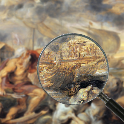 Le Voyage Du Cardinal Infant Ferdinand D'Espagne De Barcelone À Gênes En Avril 1633 Peter Paul Rubens tableau impression sur toi