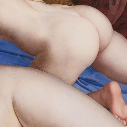 Venere Cupido E Satiro Agnolo Bronzino abz22 quadro stampato su tela