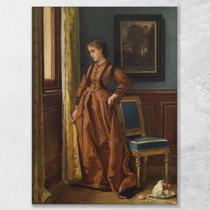 Déjà Alfred Stevens stal22 quadro stampato su tela