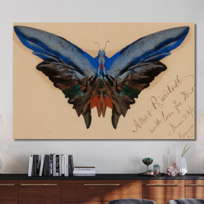 Farfalla Per Dell Albert Bierstadt abr9 quadro stampato su tela