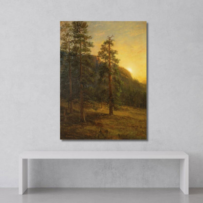 Sequoie Della California Albert Bierstadt abr11 quadro stampato su tela