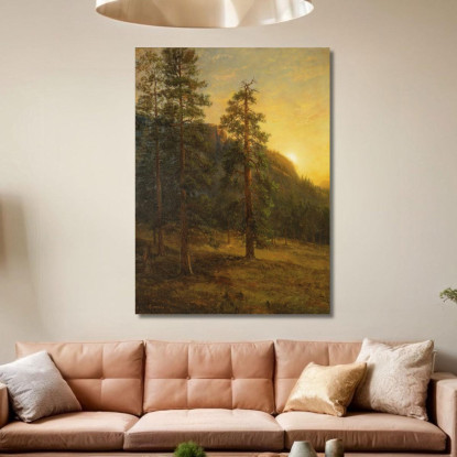Sequoie Della California Albert Bierstadt abr11 quadro stampato su tela