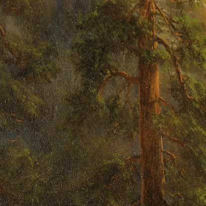 Sequoie Della California Albert Bierstadt abr11 quadro stampato su tela