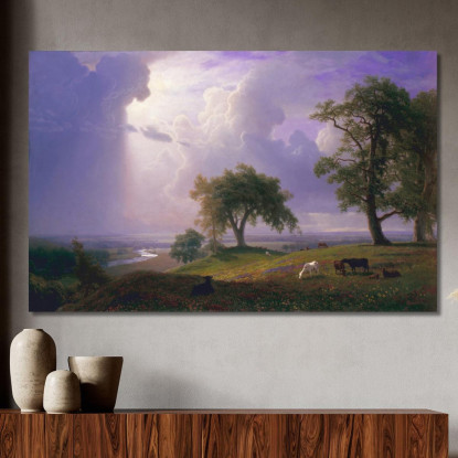Primavera Californiana Albert Bierstadt abr12 quadro stampato su tela