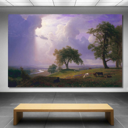 Primavera Californiana Albert Bierstadt abr12 quadro stampato su tela