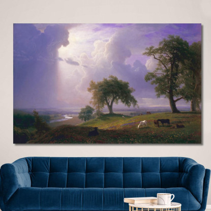 Primavera Californiana Albert Bierstadt abr12 quadro stampato su tela