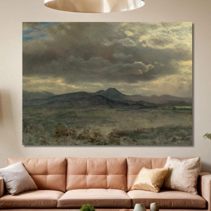 Studio Sulle Nuvole A San Francisco Albert Bierstadt abr15 quadro stampato su tela