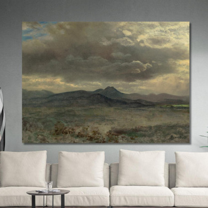 Studio Sulle Nuvole A San Francisco Albert Bierstadt abr15 quadro stampato su tela