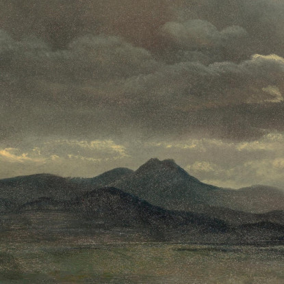 Studio Sulle Nuvole A San Francisco Albert Bierstadt abr15 quadro stampato su tela