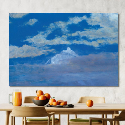 Studio Delle Nuvole Con Il Picco Della Montagna Albert Bierstadt abr16 quadro stampato su tela