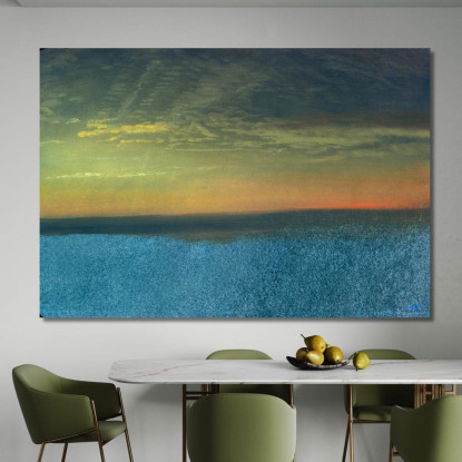 Studio Delle Nuvole Con Il Tramonto Albert Bierstadt abr17 quadro stampato su tela
