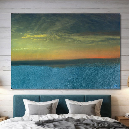 Studio Delle Nuvole Con Il Tramonto Albert Bierstadt abr17 quadro stampato su tela