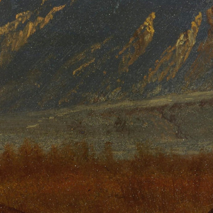 Cervi Nella Casa Di Montagna Albert Bierstadt abr19 quadro stampato su tela