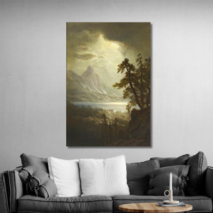 Estes Park Mattina Colorado Albert Bierstadt abr21 quadro stampato su tela