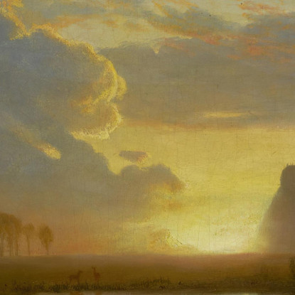 Estes Park Colorado Albert Bierstadt abr23 quadro stampato su tela