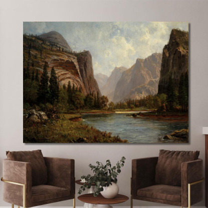 Porte Dello Yosemite Albert Bierstadt abr26 quadro stampato su tela