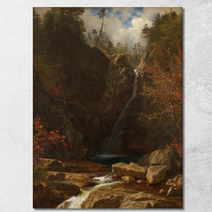 Cascate Di Glen Ellis Albert Bierstadt abr29 quadro stampato su tela