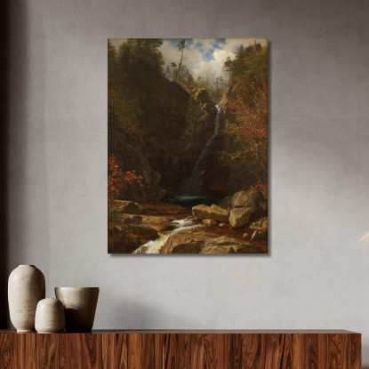 Cascate Di Glen Ellis Albert Bierstadt abr29 quadro stampato su tela