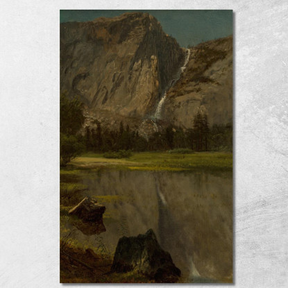 Cascate Hetch Hetchycalifornia Albert Bierstadt abr31 quadro stampato su tela