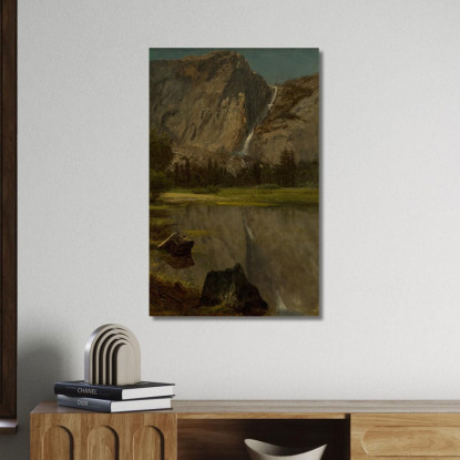 Cascate Hetch Hetchycalifornia Albert Bierstadt abr31 quadro stampato su tela