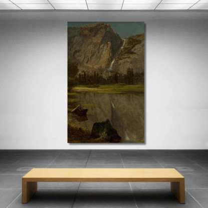 Cascate Hetch Hetchycalifornia Albert Bierstadt abr31 quadro stampato su tela