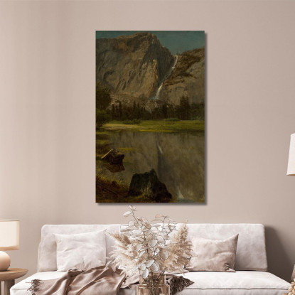 Cascate Hetch Hetchycalifornia Albert Bierstadt abr31 quadro stampato su tela